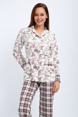 Пижама женская из футера Салли укроп