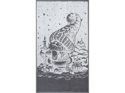 6с103.412ж1 Рождественской ночью(графит5) Полотенце махровое 50х90см