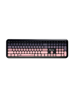 Комплект клавиатура и мышь Smartbuy SBC-666395AG-KP, беспроводной, USB, AA, черно-розовый
