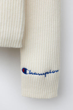 CHAMPION ® X ZARA RIBBED HIGH NECK SWEATER  фото 4