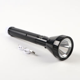 Фонарь ручной аккумуляторный, 7 Вт, 1600 мАч, 3535LED, 2 режима, IPX2, 26.4 х 6.4 см - Simaland фото 2