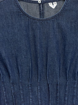 Top denim plisado - H&m фото 2