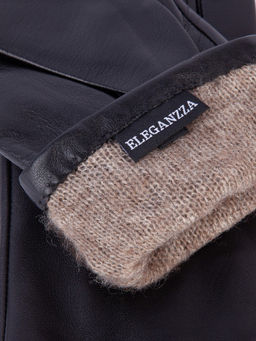 Перчатки женские 100% ш IS954 black - Eleganzza фото 3