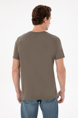 Erkek Regular Fit Bisiklet Yaka Vizon Basic Ti__rt Sepette S_rpriz _ndirim - U.s. polo assn фото 5