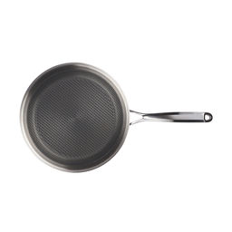 0391 GIPFEL Сковорода MELANIA 28см с трехслойным дном, с антипригарным покрытием 3D ILAG Black. Материал: нерж. сталь 18/10  фото 5