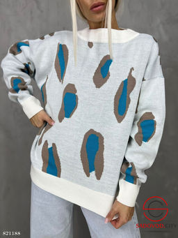 Свитер женский с рисунком - Bruno фото 2