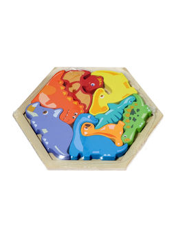 Головоломка рамка - вкладыш «Динозавры», 8 деталей
