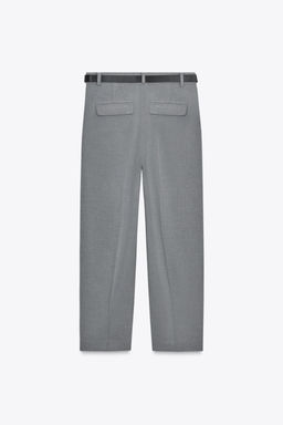 TROUSERS WITH BELT - Zara фото 7