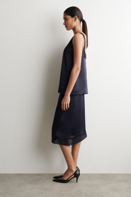 FALDA LENCERA SATINADA CON PUNTO ABIERTO - H&m фото 6