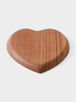 Тарелка Сердце, 16?16?2 см, тиковое дерево