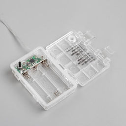 Гирлянда Нить 5 м роса, IP65, серебристая нить, 50 LED, 8 режимов, батарейки AAх3 (нет в комплекте), свечение белое - Luazon lighting фото 5
