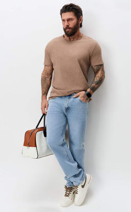 Джинсы муж. F611-0181 l.blue - Fine joyce фото 10