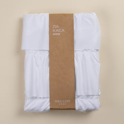 Штора для ванной «Ла Каса», с люверсами, 180×180 см, полиэстер, белая