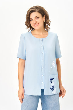 Блуза ДаЛи 5768 голубой