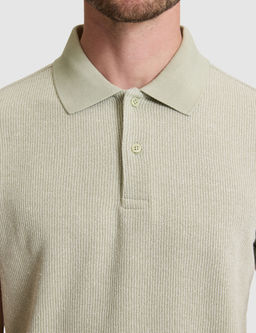 Haki Slim Fit _rme Dokulu Polo Yaka Ti__rt