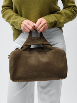 Замшевая сумка Bowling DBR 31378 тундра