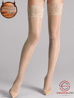 Чулки с силиконовым резинками, 40Den - Bruno фото 7