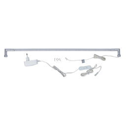 ULM-F31-9W/NW IP20 SILVER Светильник светодиодный поворотный для интерьерного освещения. В комплекте с адаптером. Длина 59 см. Материал корпуса алюминий, цвет серебро. Белый свет. Упаковка-картонная коробка.