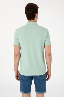 Erkek Regular Fit Polo Yaka Su Ye_ili Basic Ti__rt Sepette S_rpriz _ndirim - U.s. polo assn фото 5