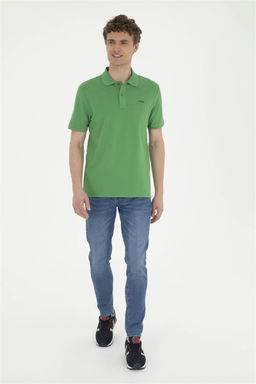 Мужская зеленая базовая футболка Неожиданная скидка в корзине - U.s. polo assn фото 4