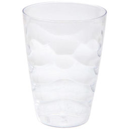 Цена за 2 шт. Стакан пластиковый 500мл "Волна" в наборе 4шт, микс цветов