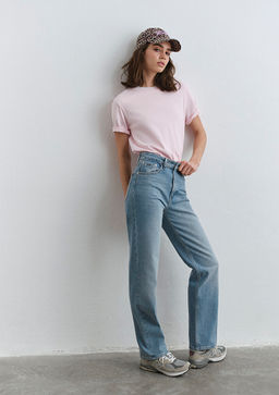 Sky Classic Denim Ac?k Mavi Jean Pantolon  фото 2