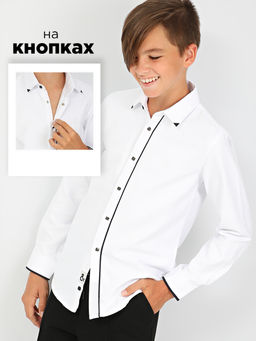 Рубашка для мальчика Соль&Перец длинный рукав  фото 3