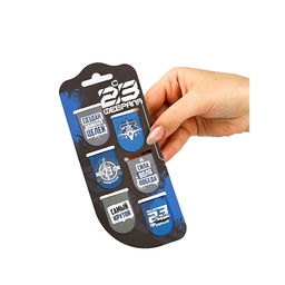 Набор магнитных закладок на подложке, 5 шт "С 23 февраля"