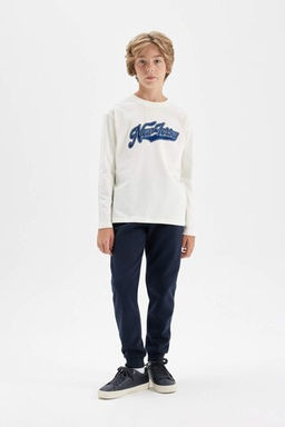 Erkek Cocuk Anstrasit Beli Pacas? Lastikli Cepli Jogger Okul Esofman Alt? - Defacto фото 6