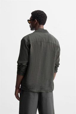 100% LINEN SHIRT - Zara фото 3