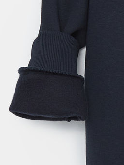 Bisiklet Yaka Bask?l? Uzun Kollu Erkek ?ocuk Sweatshirt