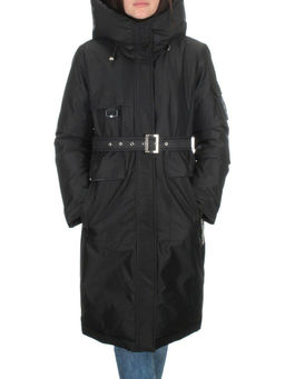 EAC293 BLACK Куртка зимняя женская (200 гр. холлофайбера) - Fashion фото 2