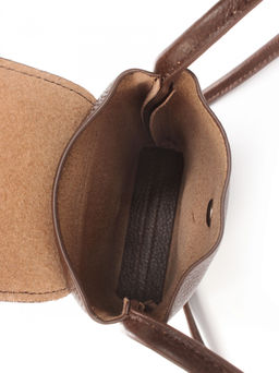 LACCOMA сумка НИ6487-кофейный натуральная кожа