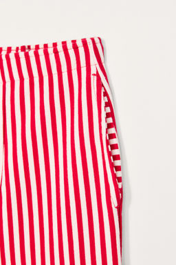 LIMITED EDITION STRIPED BALLOON TROUSERS - Zara фото 7