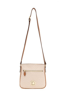 U. S. Polo Assn / Женская бежевая сумка через плечо - U.s. polo assn фото 6