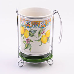 60176 Подставка д/стол/прибор 3пр Лимонный праздник доломит LR(х24)