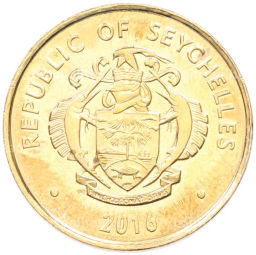 Монета 10 центов 2016 года Сейшелы