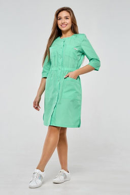 Халат женский 184 TC. Цвет: зеленое яблоко - Стильб фото 2