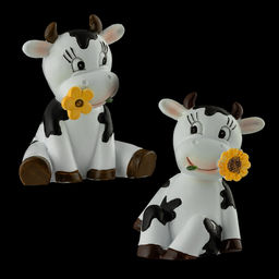 Цена за 1 шт. Сувенир ErichKrause Decor Теленок с цветком 6см