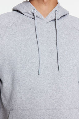 TRENDYOL MAN Gri Regular/Normal Kesim Kapusonlu Ici Polar/S?cak Tutan Sweatshirt TMNAW23SW00194 - Trendyolmilla фото 40