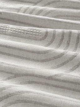 Плед «Этель» Cotton, 150×240 см, хлопок 100%, серый