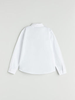 Basic Uzun Kollu Erkek ?ocuk G?mlek