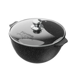 ГРАНИТ BLACK Казан для плова 4,0л, арт. 54802