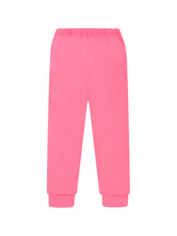Штанишки детские розовые с лампасами