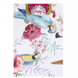 Цена за 3 шт. Салфетка на стол 45*30см плетеная "Попугаи"