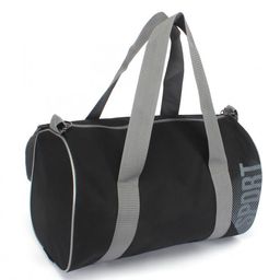 Сумка дорожная LRS-Блик (739), 1отд, плечевой ремень, черный/серый (sport) SALE 240075