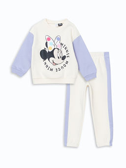 Minnie Mouse Bask?l? Kal?n K?z ?ocuk E?ofman Tak?m