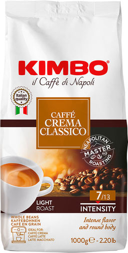 KIMBO. Caffe Crema Classico 1 кг. мягкая упаковка