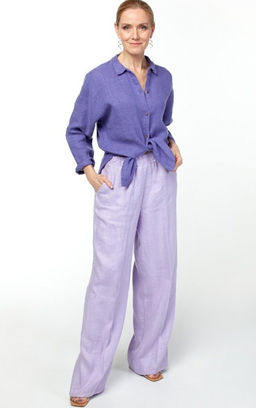 Умягченный лен 100% брюки