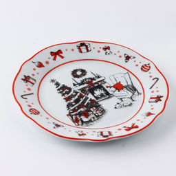 Тарелка плоская новогодняя Зимний уют, d=19 см - Дорого внимание фото 5